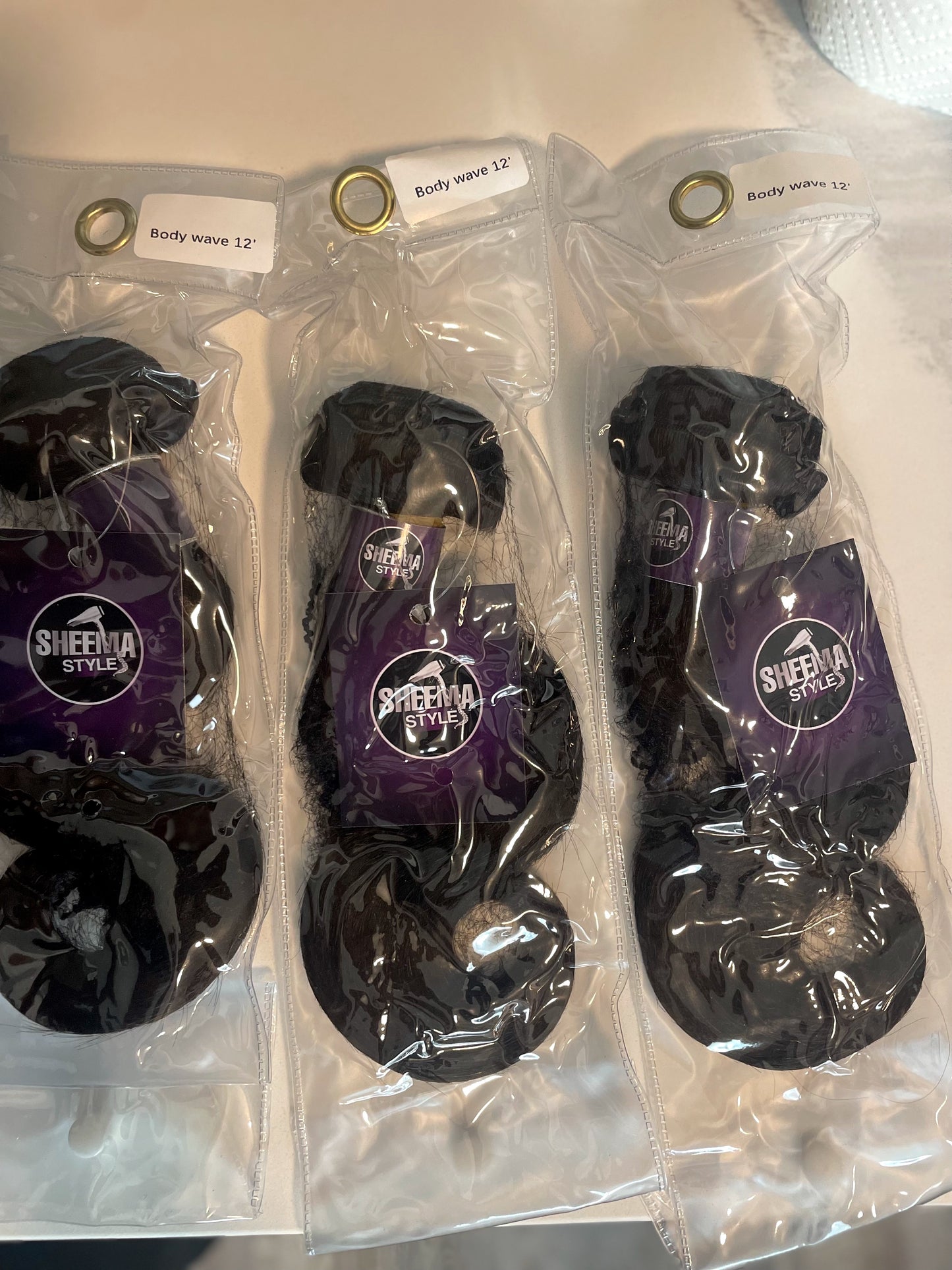 12 inch Body wave bundles
